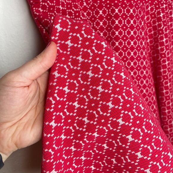 NWOT Leota Ursula Bellissimo Pink Short Sleeve Textured Knit Fit and Flare Dress - Picture 5 of 12